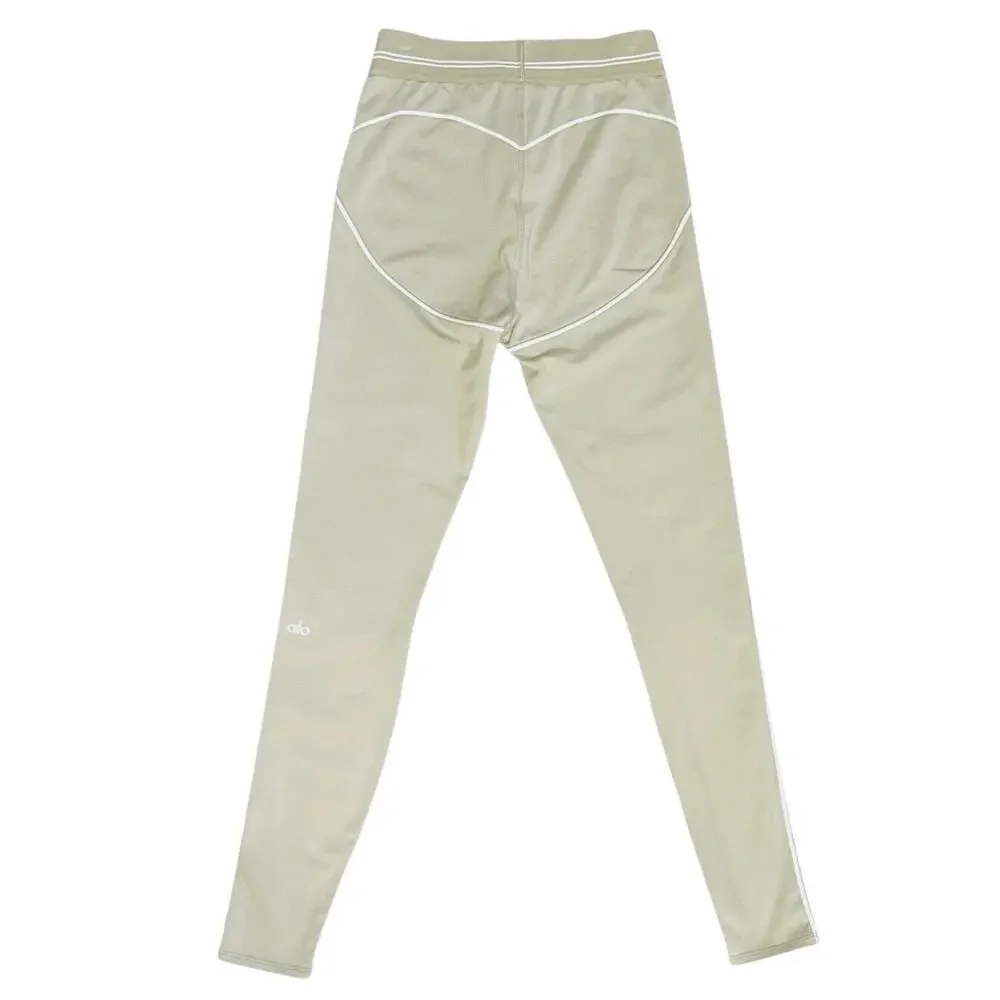 ALO Yoga Airbrush High-Waist Heart Throb Leggings Limestone Size XS Athleisure